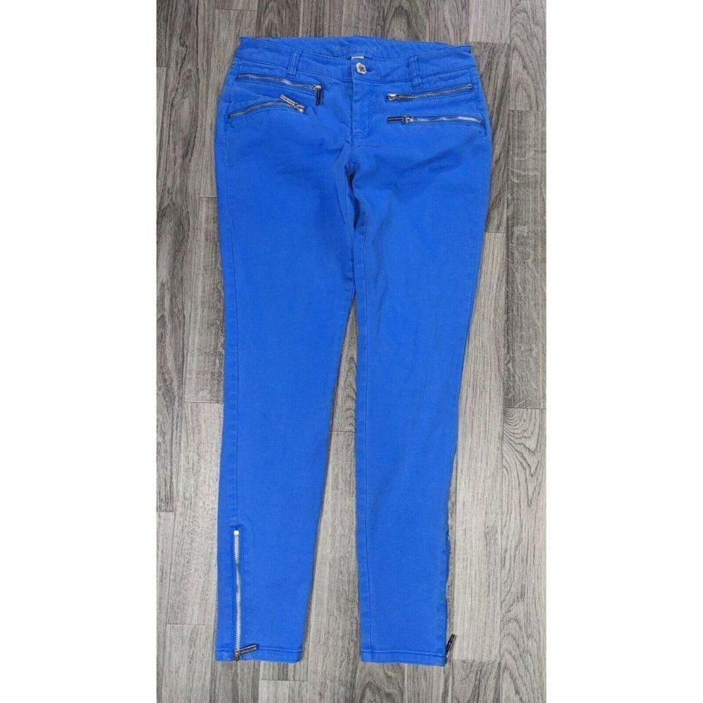 (3/$35) Michael Kors Womens Size 2 Skinny Royal Blue Denim Jeans